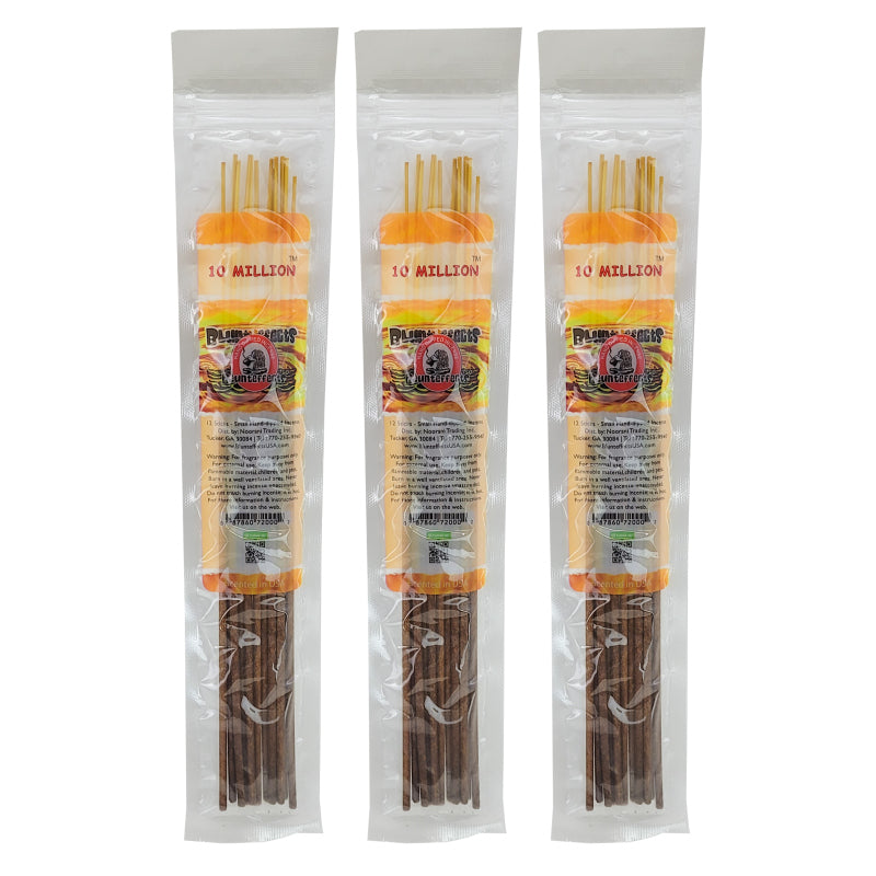 10.5" BluntEffects Incense Fragrance Wands, 12-Pack 10 Million