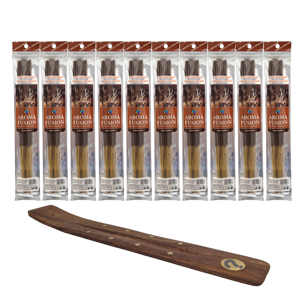 Aroma Fusion 11" Incense Sticks - 7 African Musk Scent
