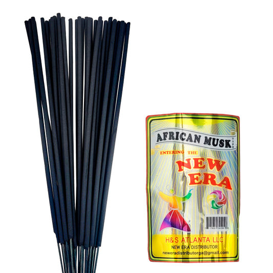 African Musk Scent, New Era 19" Jumbo Incense