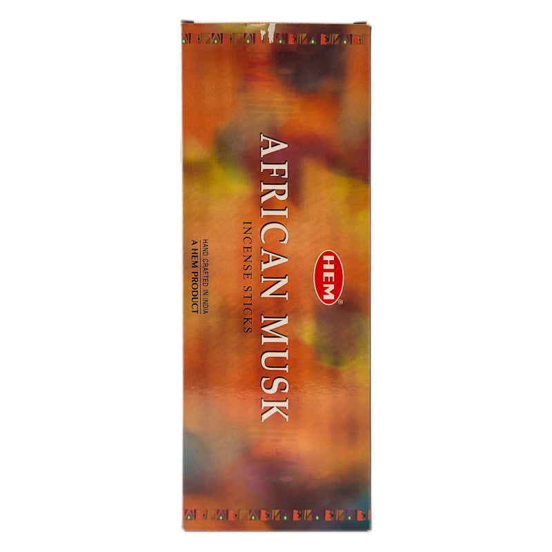 HEM Incense Sticks 20-Stick Hex Packs, African Musk