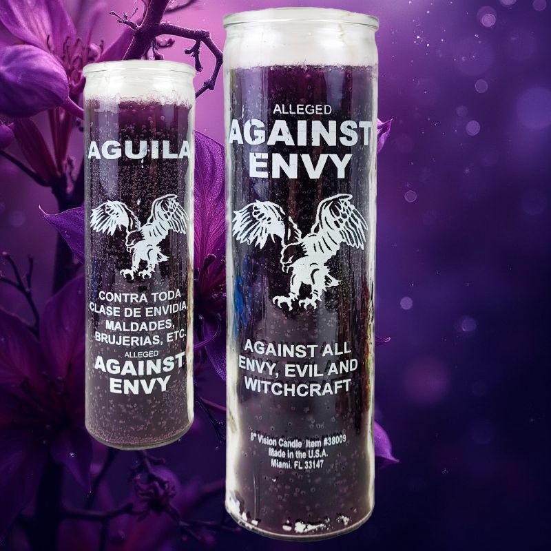 7 Day Candle, Against Envy (Purple)