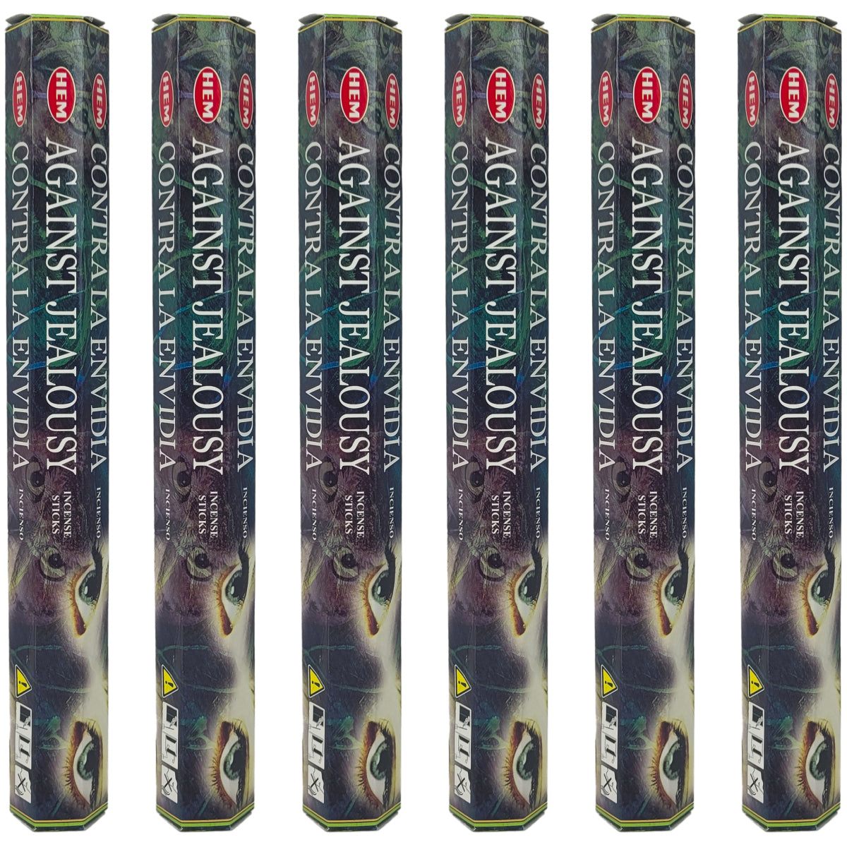 HEM Incense Sticks 20-Stick Hex Packs, Against Jealousy