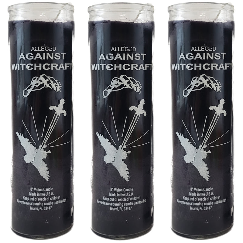 7 Day Candle, Against Witchcraft (Black)