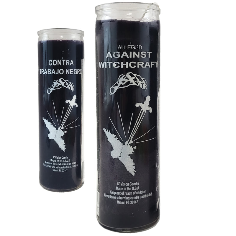 7 Day Candle, Against Witchcraft (Black)