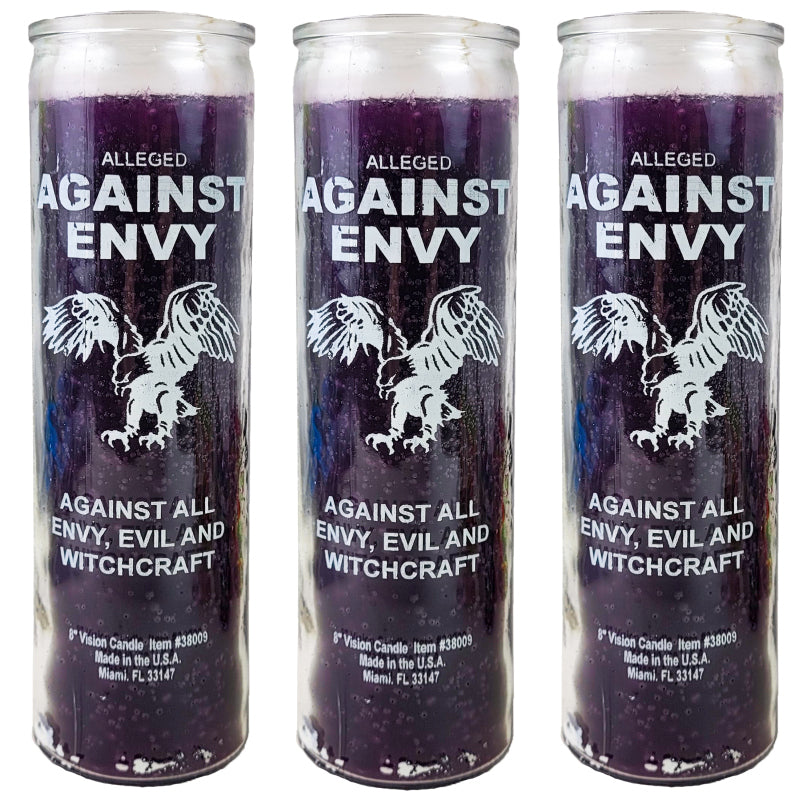 7 Day Candle, Against Envy (Purple)