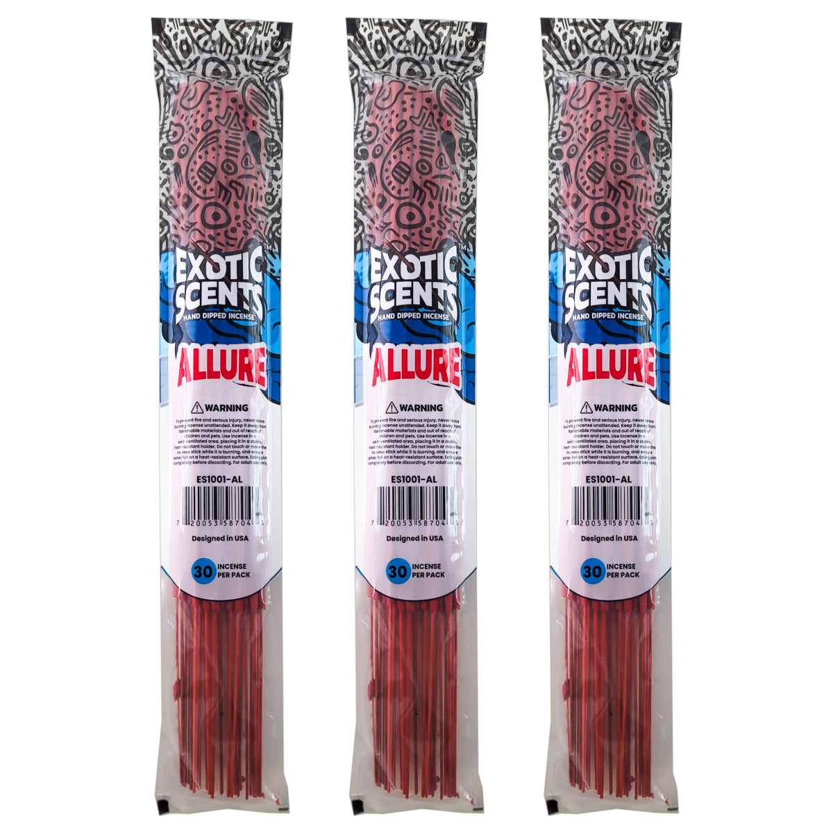 Allure Scent 19" Exotic Scents Jumbo Incense
