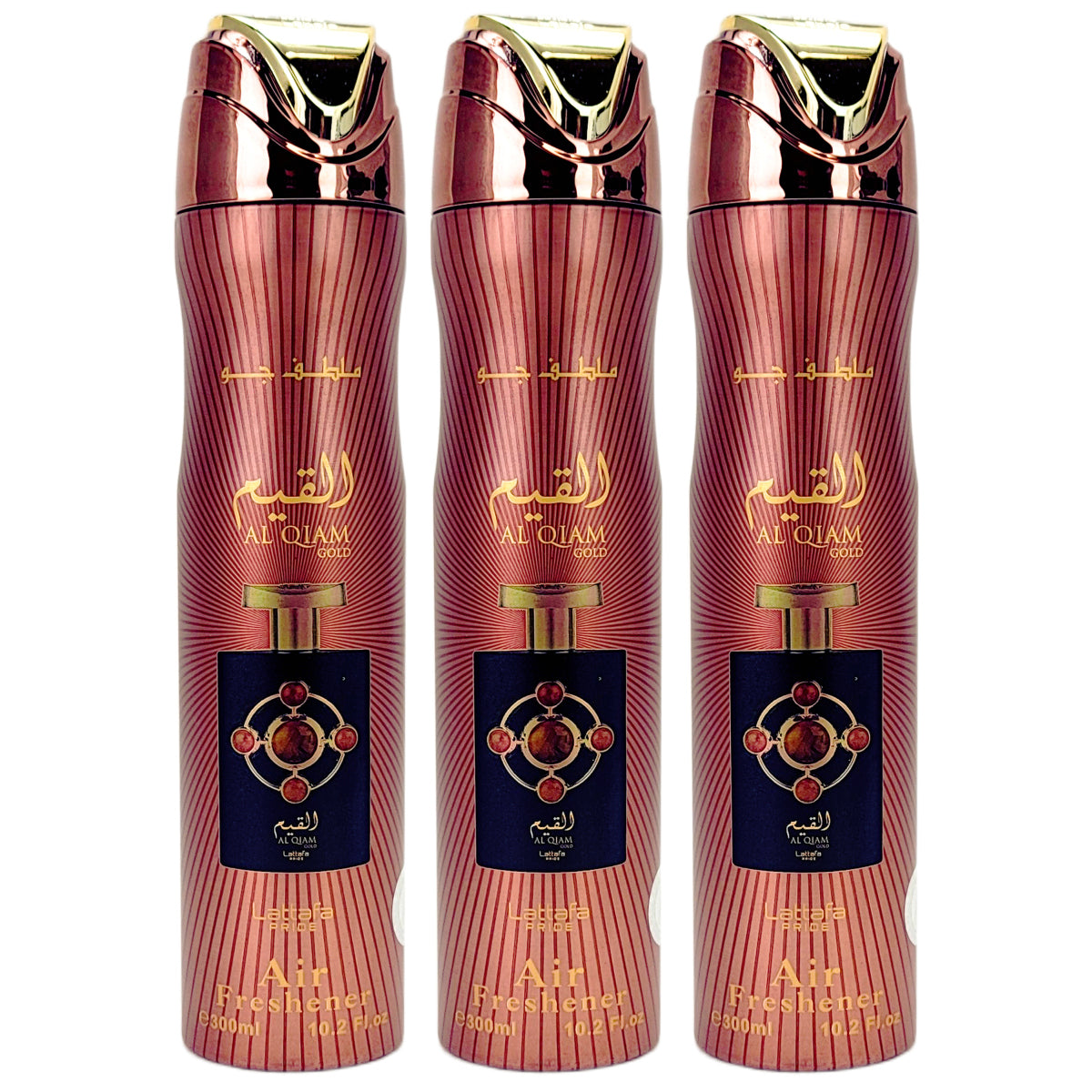 Al Qiam GOLD Aerosol Air Freshener Spray, 300ml, by Lattafa