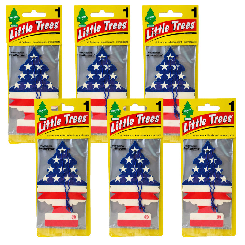 Little Trees America w/ Vanillaroma Scent Hanging Air Freshener