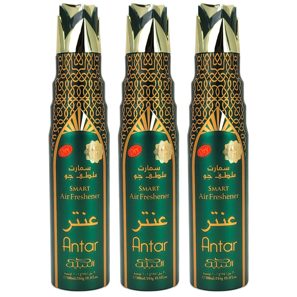 Antar Scent Dry Aerosol Air Freshener Spray, 300ml, by Nabeel