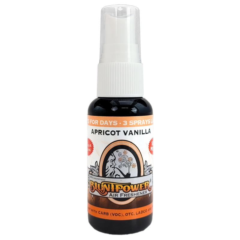 Blunt Power Spray 1.5 OZ Apricot Vanilla Scent