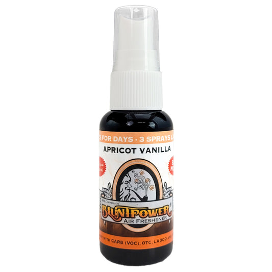 Blunt Power Spray 1.5 OZ Apricot Vanilla Scent
