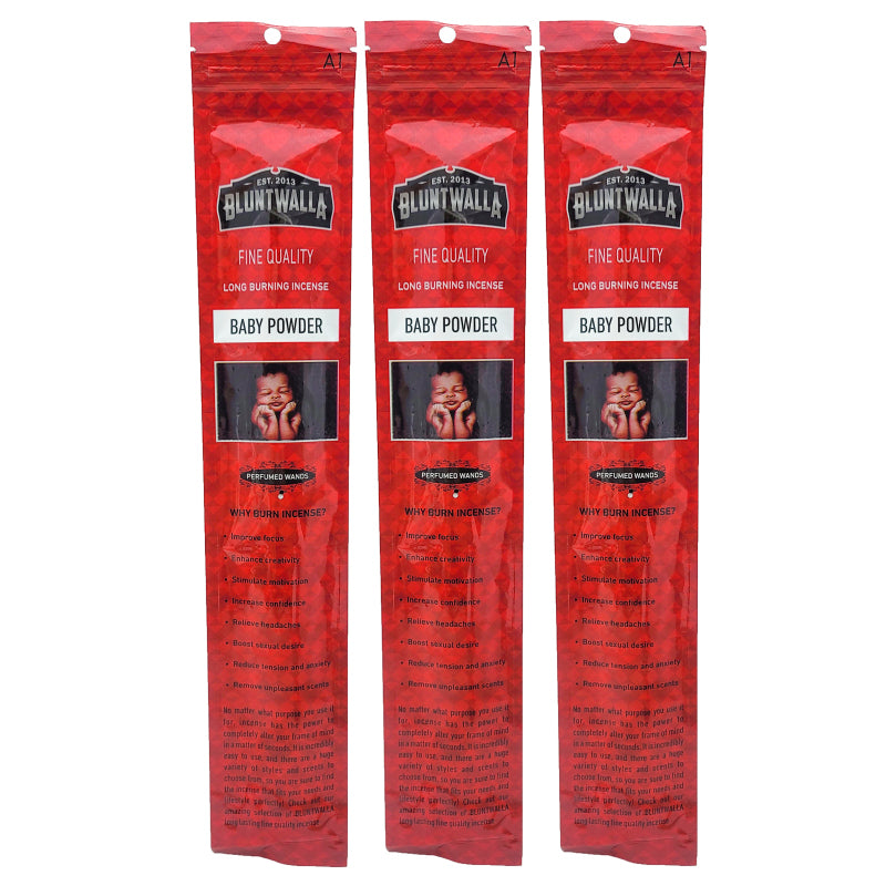 Baby Powder 11" Bluntwalla Incense Pack