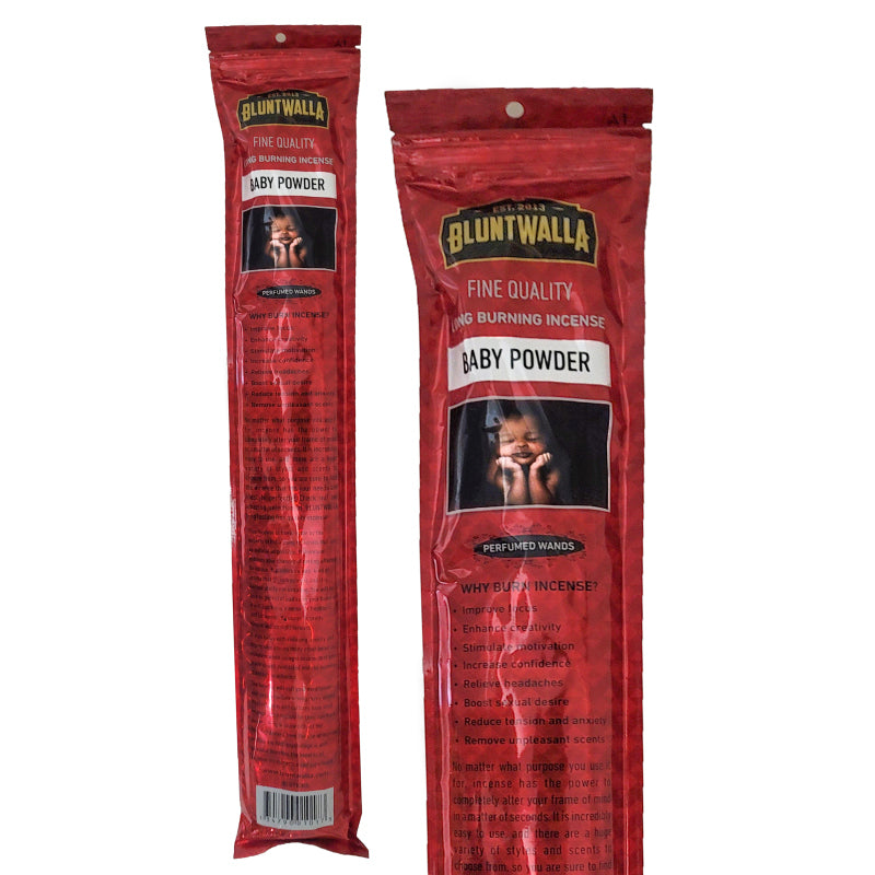 19" Jumbo Bluntwalla Baby Powder Scent Incense Pack
