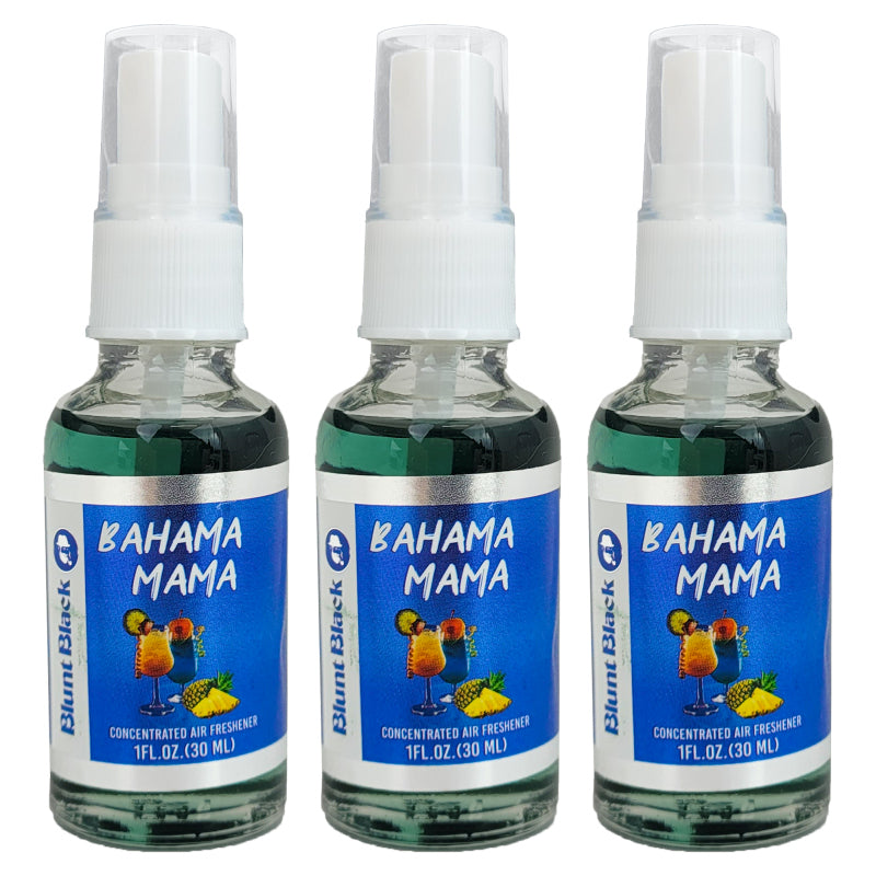 Bahama Mama Scent Blunt Black 1OZ Air Freshener Spray