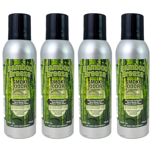 Bamboo Breeze Scent 7oz Smoke Odor Exterminator Aerosol Can Spray