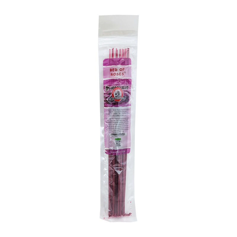 10.5" BluntEffects Incense Fragrance Wands, 12-Pack Bed Of Roses Scent