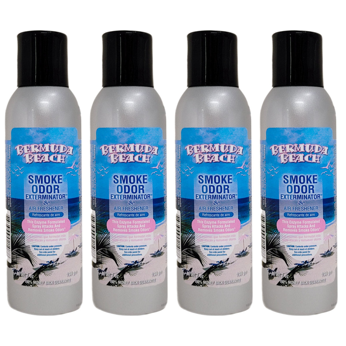 Bermuda Beach Scent 7oz Smoke Odor Exterminator Aerosol Can Spray