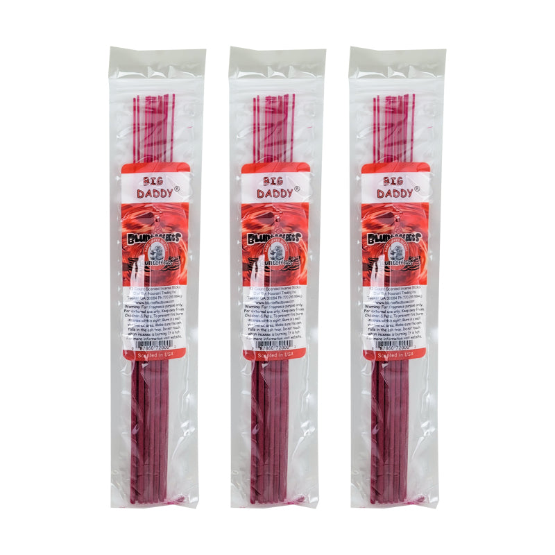 10.5" BluntEffects Incense Fragrance Wands, 12-Pack Big Daddy Scent