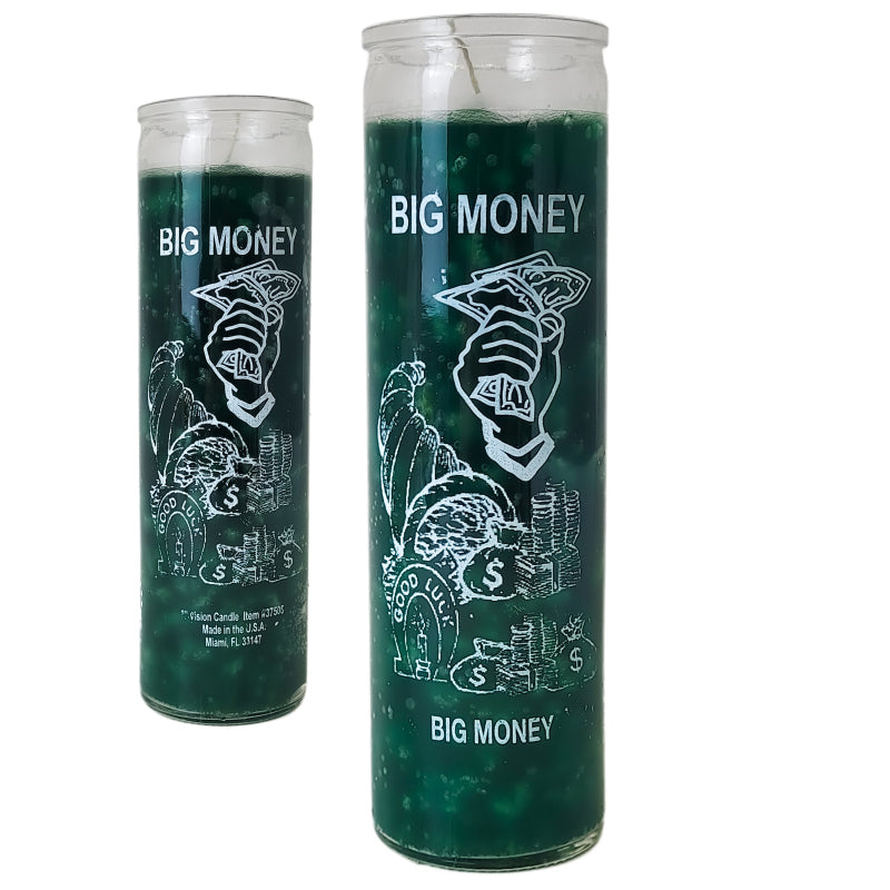 money tree candle 7 Day Candle, Big Money (Green)