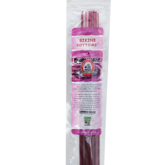10.5" BluntEffects Incense Fragrance Wands, 12-Pack Bikini Bottoms Scent