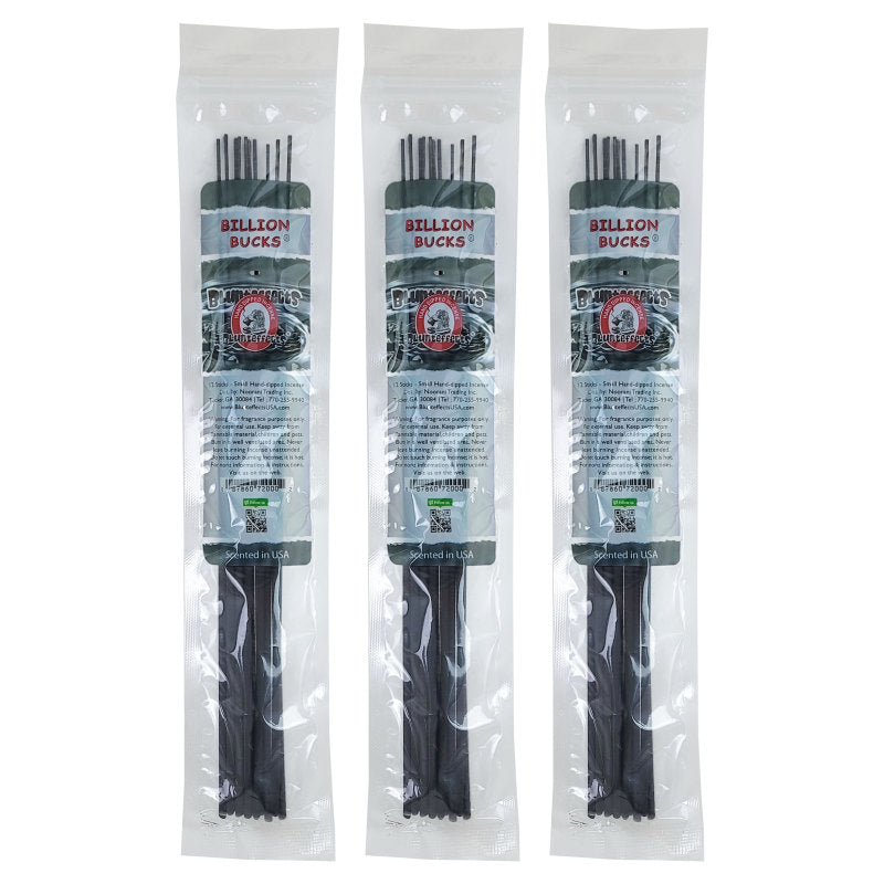 10.5" BluntEffects Incense Fragrance Wands, 12-Pack Billion Bucks Scent
