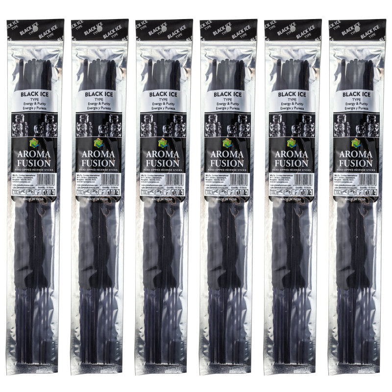 Black Ice TYPE Scent Aroma Fusion 19" Jumbo Incense, 10-Stick Pack