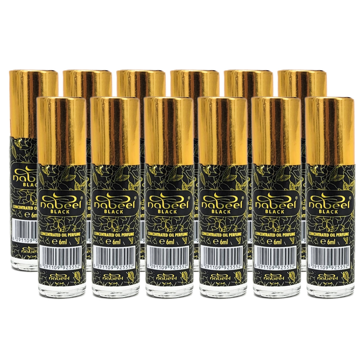 6ml Roll-On Body Oil Perfume, Black Scent by Nabeel