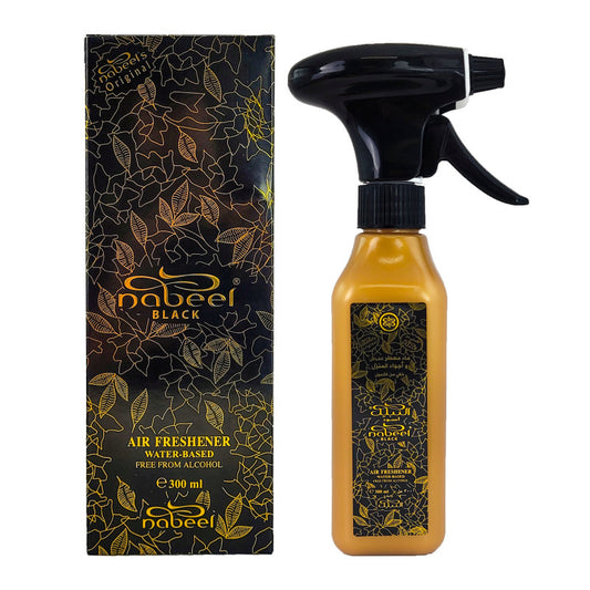 Nabeel Black Scent Water Based Air Freshener Trigger Spray, 300ml