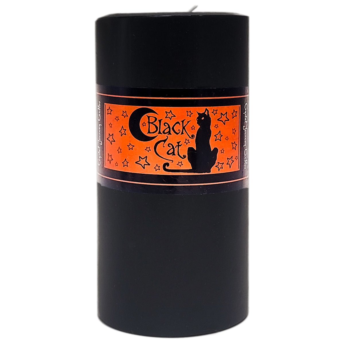 6" Herbal Pillar Candle, Black Cat