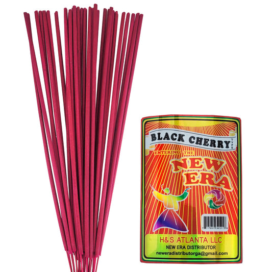 Black Cherry Scent, New Era 19" Jumbo Incense