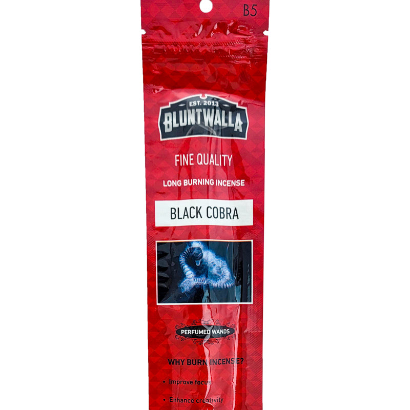 Black Cobra 11" Bluntwalla Incense Pack