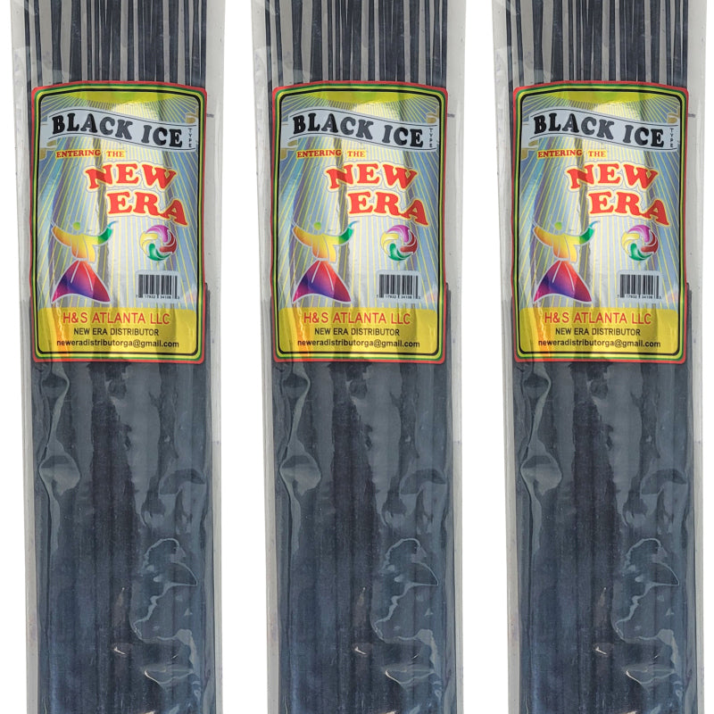 Black Ice TYPE Scent, New Era 19" Jumbo Incense