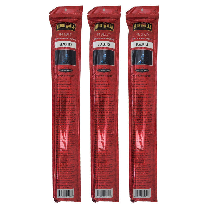 19" Jumbo Bluntwalla Black Ice TYPE Scent Incense Pack