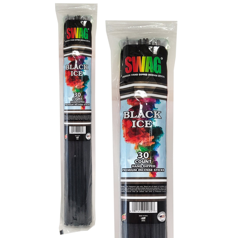 Black Ice Type Scent 19" SWAG Jumbo Incense