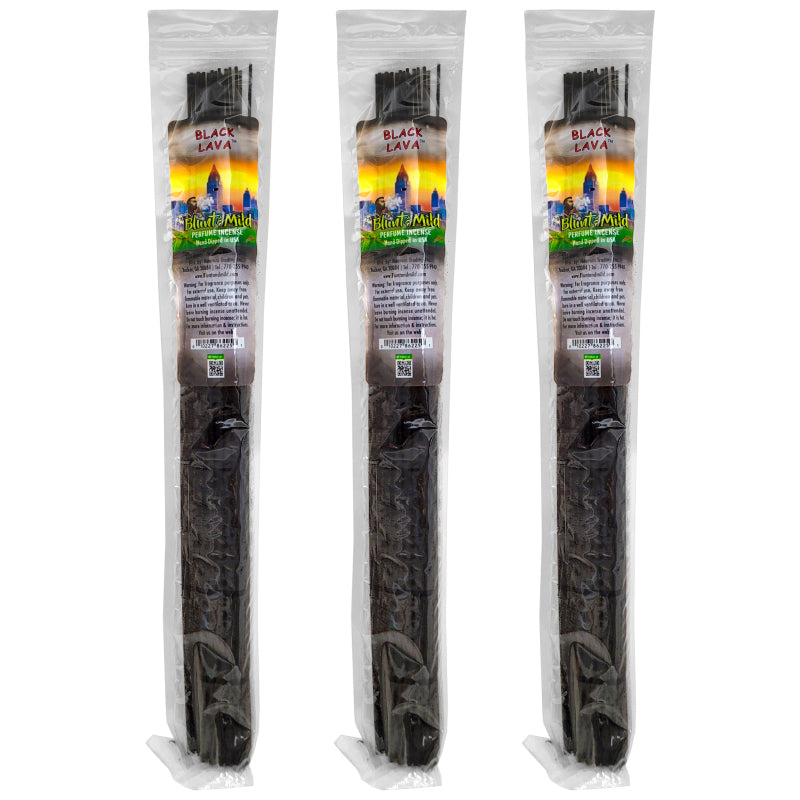 19" Blunt & Mild Jumbo Incense, Black Lava