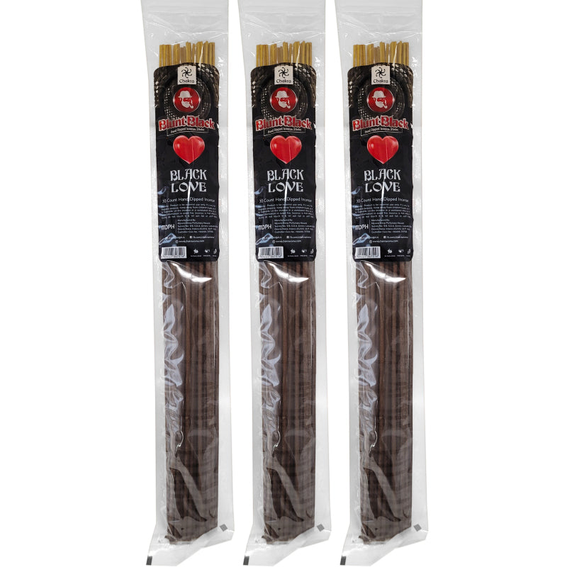Black Love Scent 19" Blunt Black Jumbo Incense