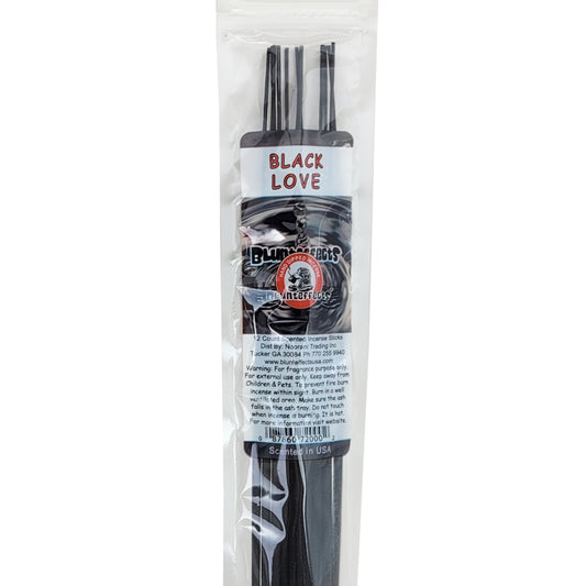 10.5" BluntEffects Incense Fragrance Wands, 12-Pack Black Love Scent