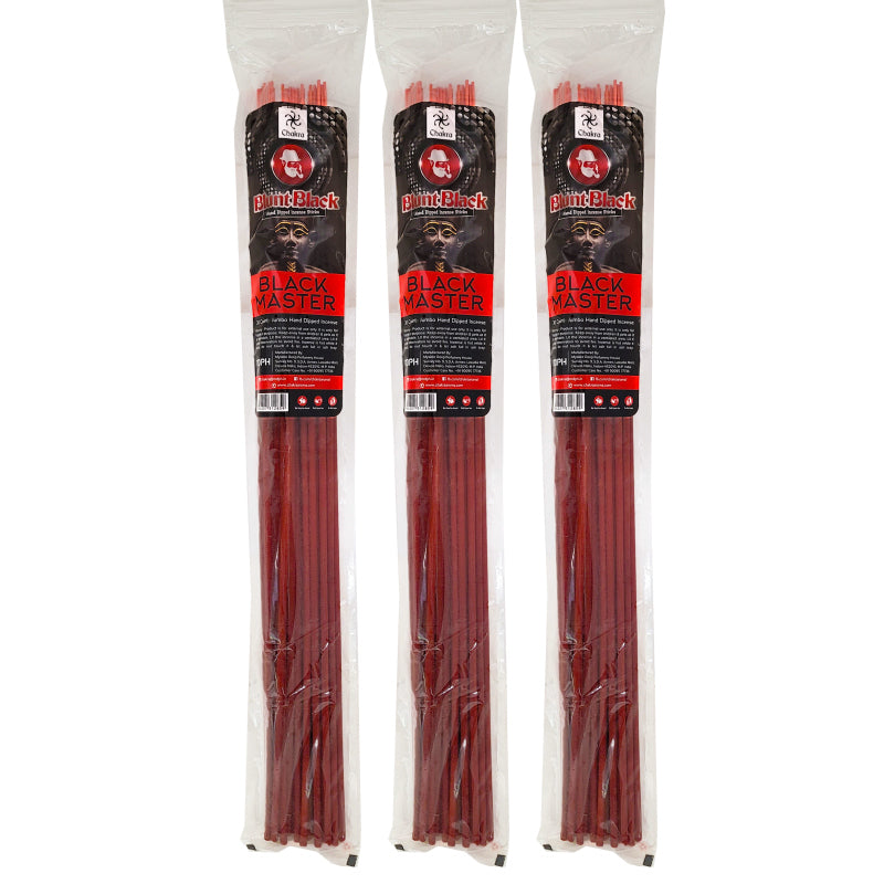 Black Master Scent 19" Blunt Black Jumbo Incense