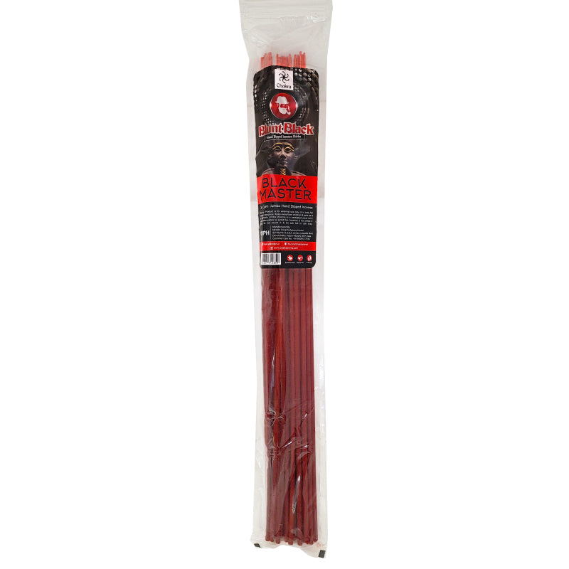 Black Master Scent 19" Blunt Black Jumbo Incense