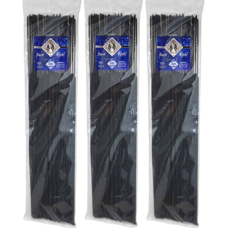 Black Rain Scent 19" Incense, 50-Stick Pack, by The Dipper