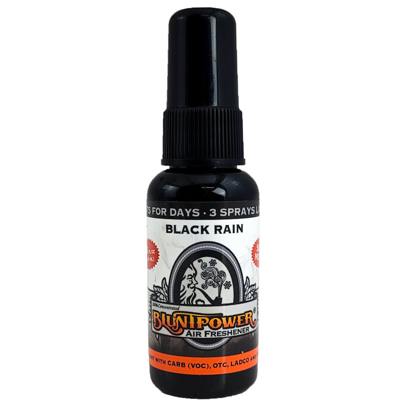 Blunt Power Spray 1.5 OZ Black Rain Scent