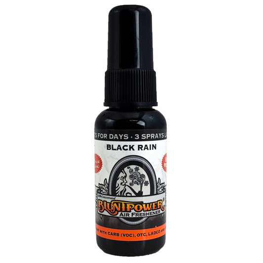 Blunt Power Spray 1.5 OZ Black Rain Scent