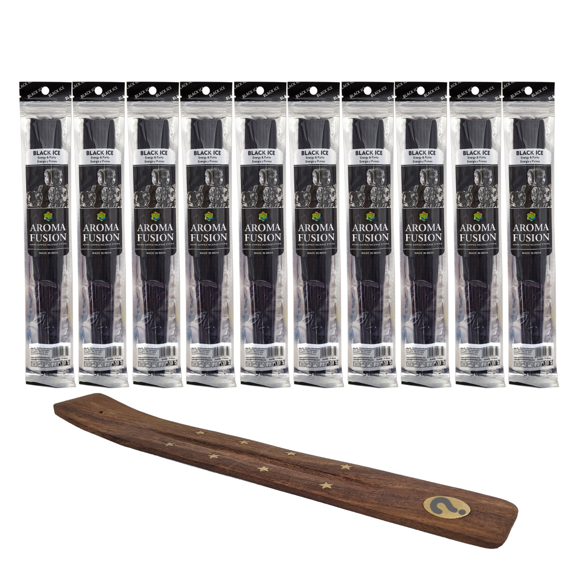 Aroma Fusion 11" Incense Sticks, Black Ice TYPE