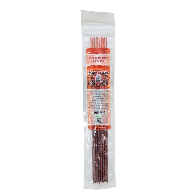 10.5" BluntEffects Incense Fragrance Wands, 12-Pack Blood Orange & Ginger