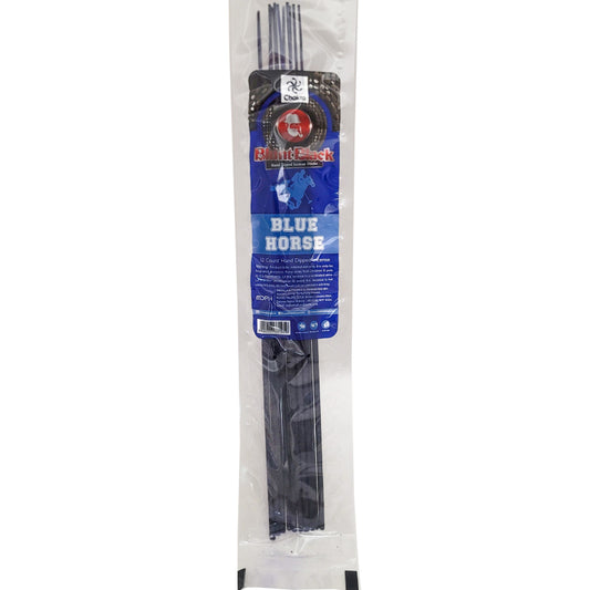 Blue Horse Scent 10.5" Blunt Black Incense, 12-Stick Pack