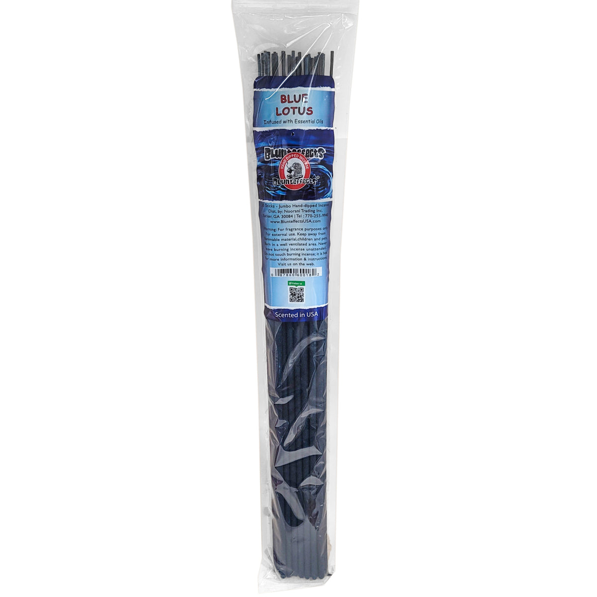 Blue Lotus Scent, 19" BluntEffects Jumbo Incense