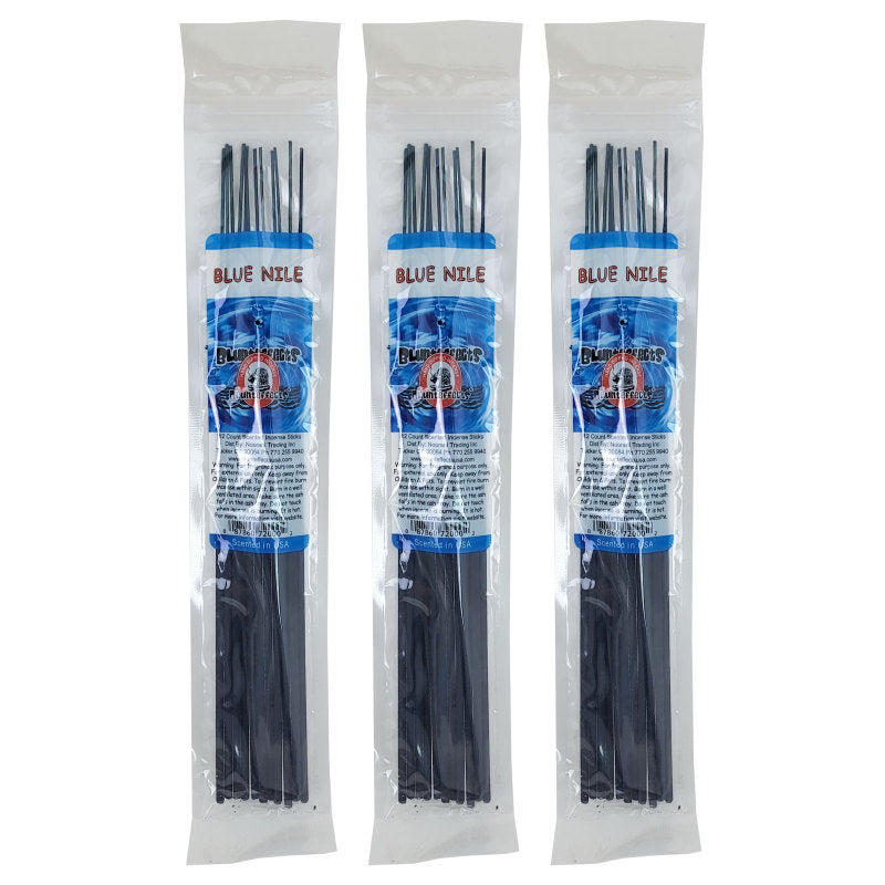 10.5" BluntEffects Incense Fragrance Wands, 12-Pack Blue Nile Scent