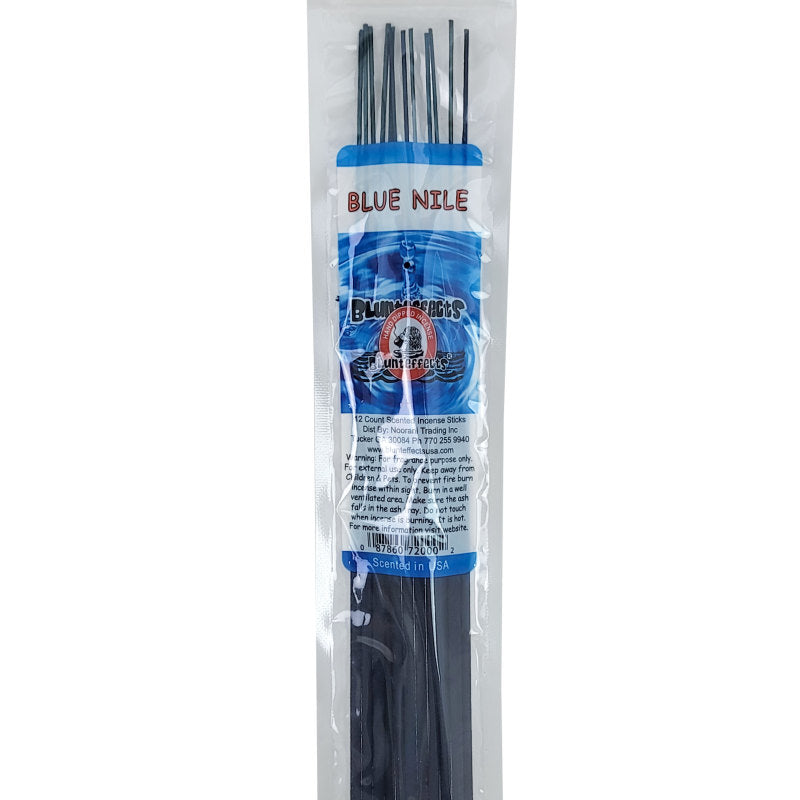 10.5" BluntEffects Incense Fragrance Wands, 12-Pack Blue Nile Scent