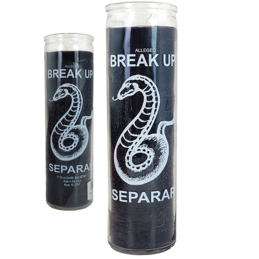 7 Day Candle, Break Up (Black)