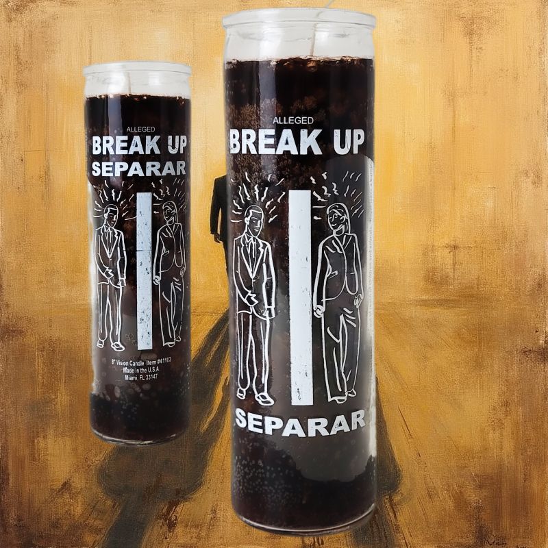 7 Day Candle, Break Up Man/Woman (Brown)